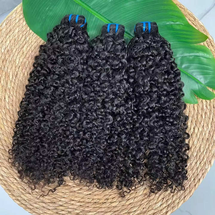 Raw Burmese curly bundle deal